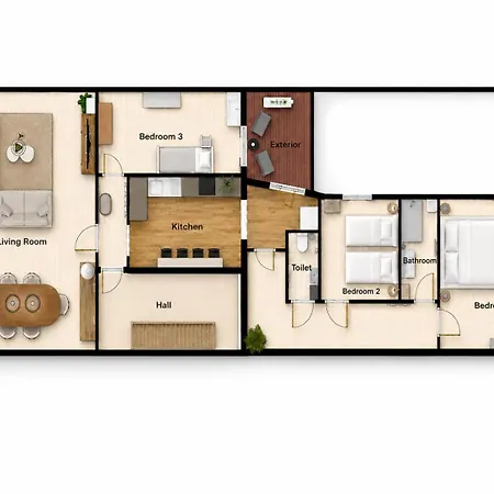 Апартаменты Family Getaway Steps From Sea & Centre